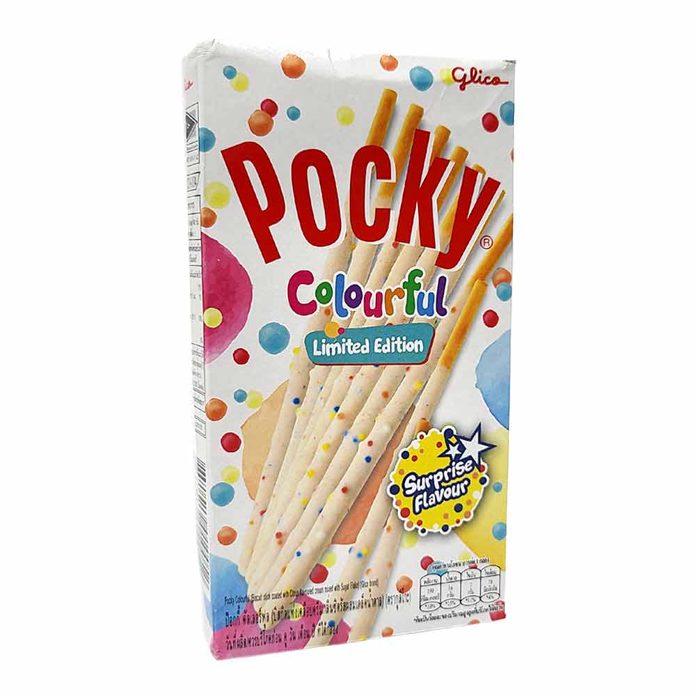 Pocky Colourful Limited Edition Surprise Flavour (Thailand) 40g - Candy Mail UK