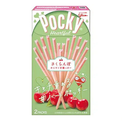 Pocky Heartful Cherry (Japan) 54.6g - Candy Mail UK