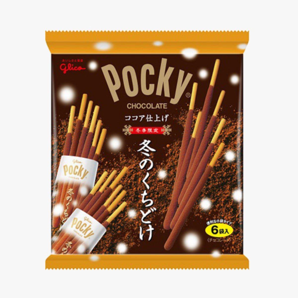 Pocky Winter Melty Chocolate Cocoa 6 Pack (Japan) 139g Best Before October 2022 - Candy Mail UK