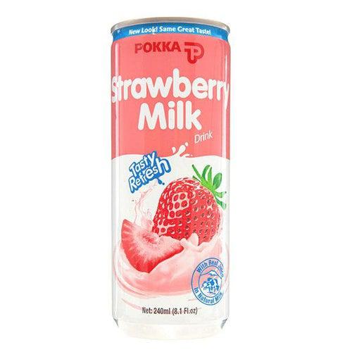 Pokka Strawberry Milk 240ml - Candy Mail UK