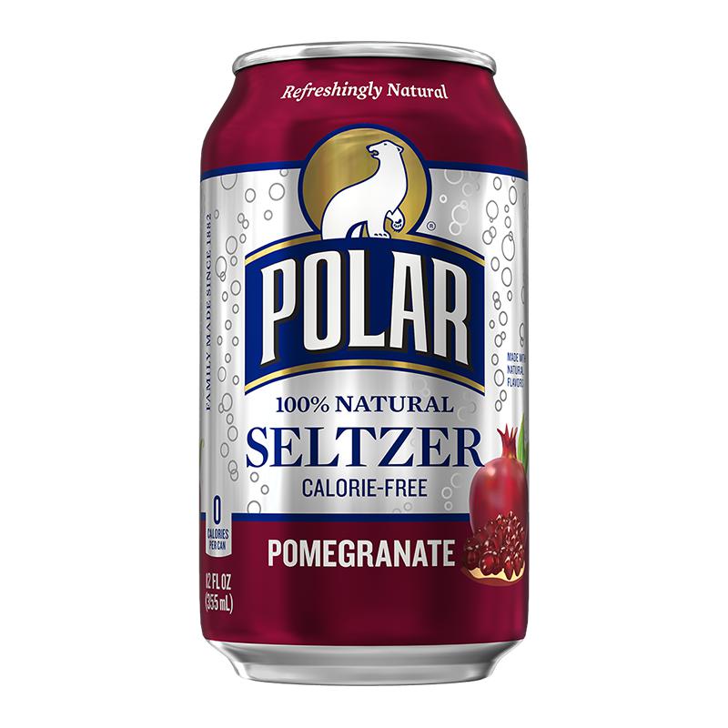 Polar Seltzer Pomegranate 355ml - Candy Mail UK