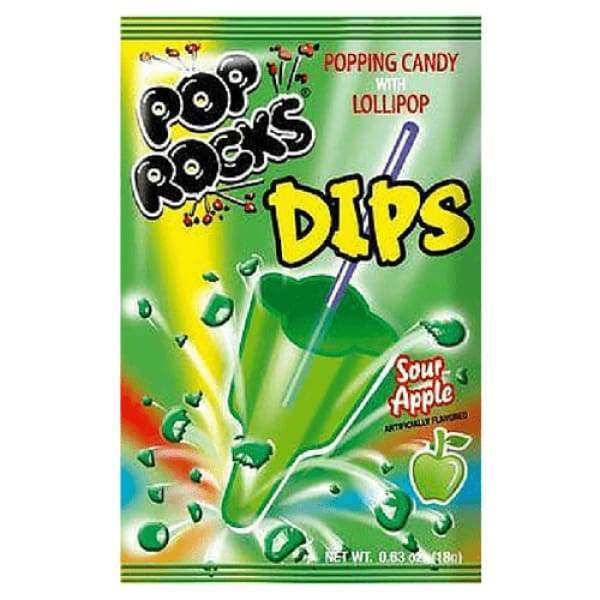 Pop Rocks Dips Popping Candy & Lollipop 18g - Candy Mail UK