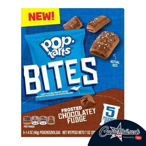 Pop Tarts Bites Frosted Chocolatey Fudge 40g Best Before 27th May 2022 - Candy Mail UK