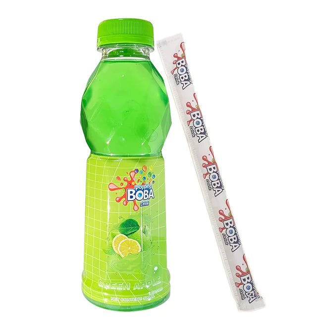 Popping Boba Green Apple Drink 500ml - Candy Mail UK