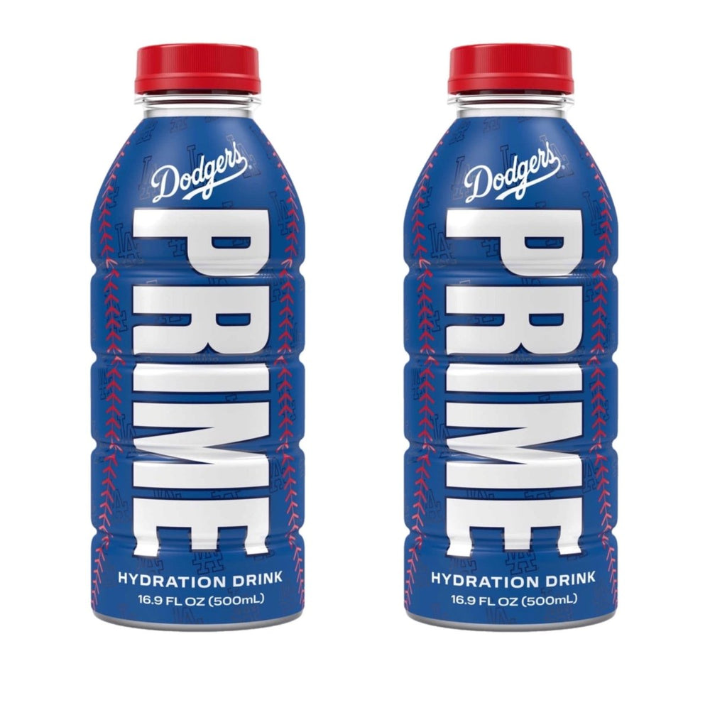 (Pre-Order) Twin Pack LA Dodgers Blue Limited Edition Prime Hydration 500ml - Candy Mail UK