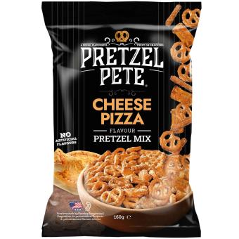 Pretzel Pete Pretzel Mix Cheese Pizza 160g - Candy Mail UK