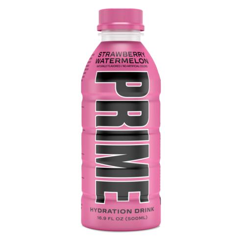Prime Hydration By Logan Paul x KSI- Strawberry Watermelon 500ml (Damaged Bottle) - Candy Mail UK