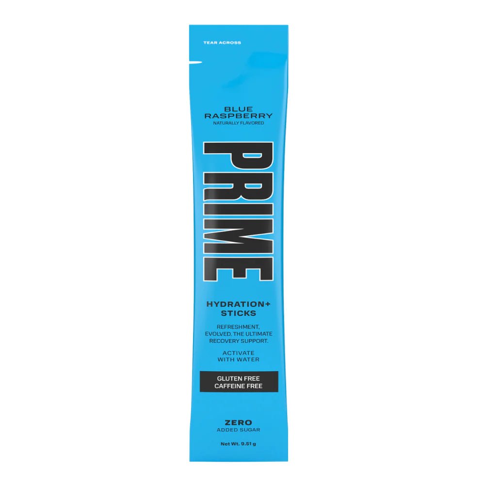 Prime Hydration Sticks By Logan Paul x KSI- Blue Raspberry 8.8g - Candy Mail UK