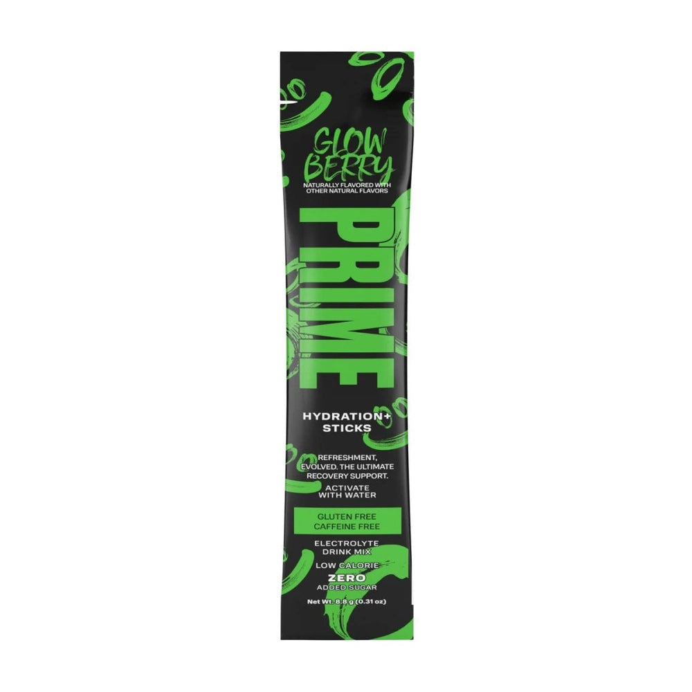 Prime Hydration Sticks By Logan Paul x KSI- Glowberry 8.8g - Candy Mail UK