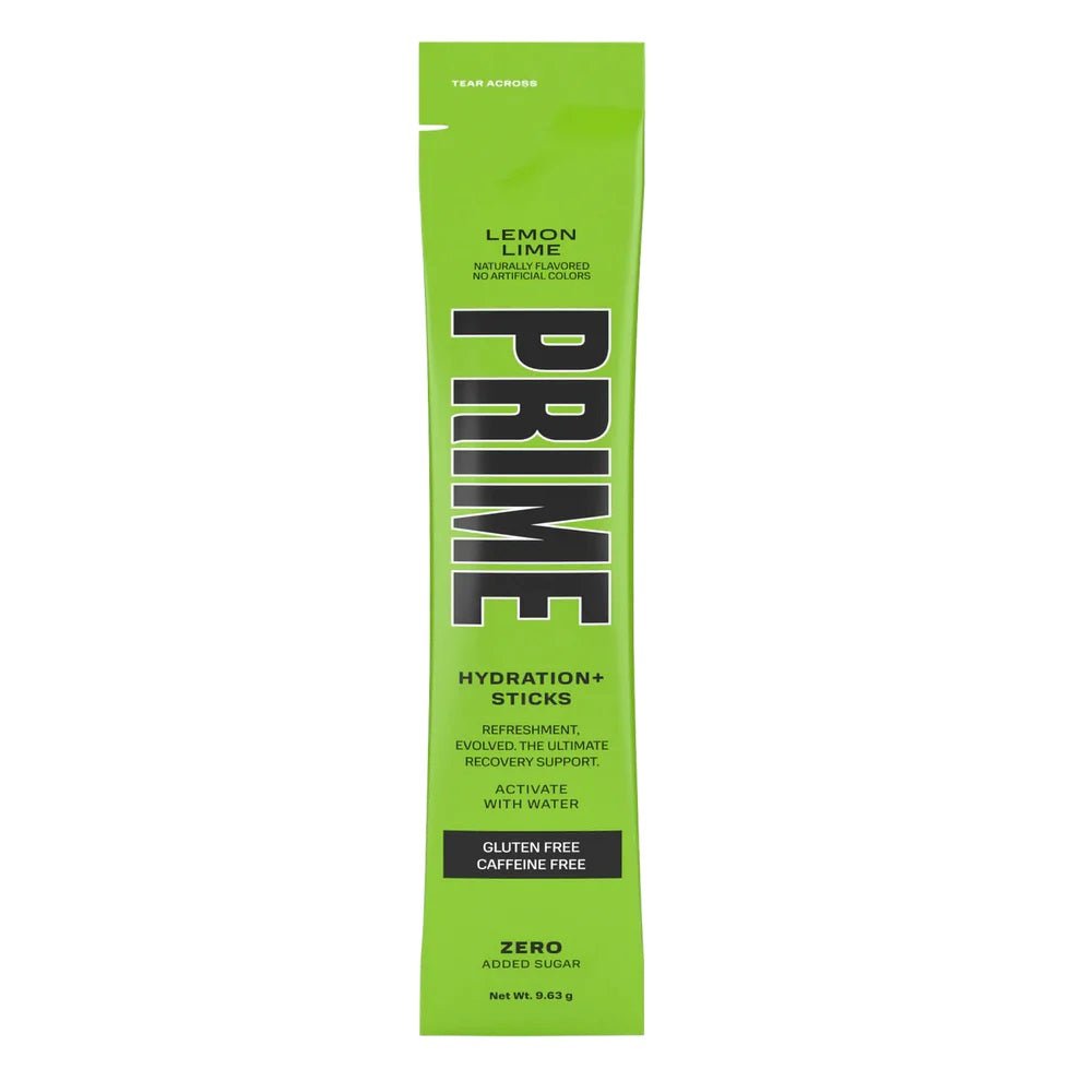 Prime Hydration Sticks By Logan Paul x KSI- Lemon Lime 8.8g - Candy Mail UK