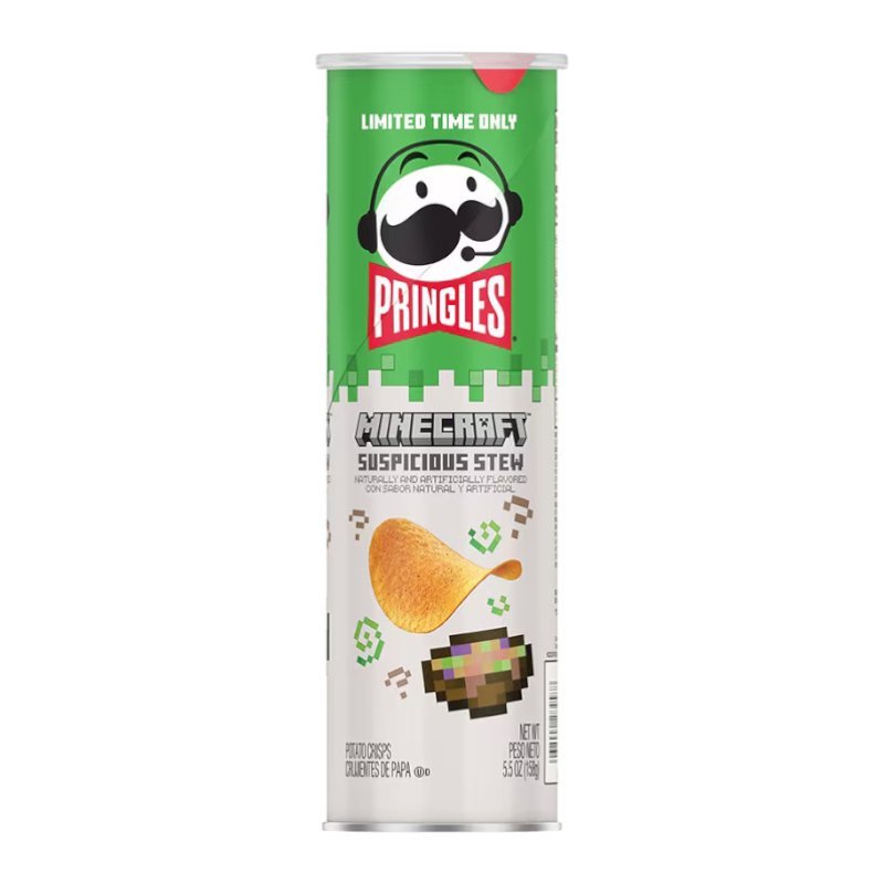 Pringles Minecraft Suspicious Stew 158g (Damaged Packaging) - Candy Mail UK