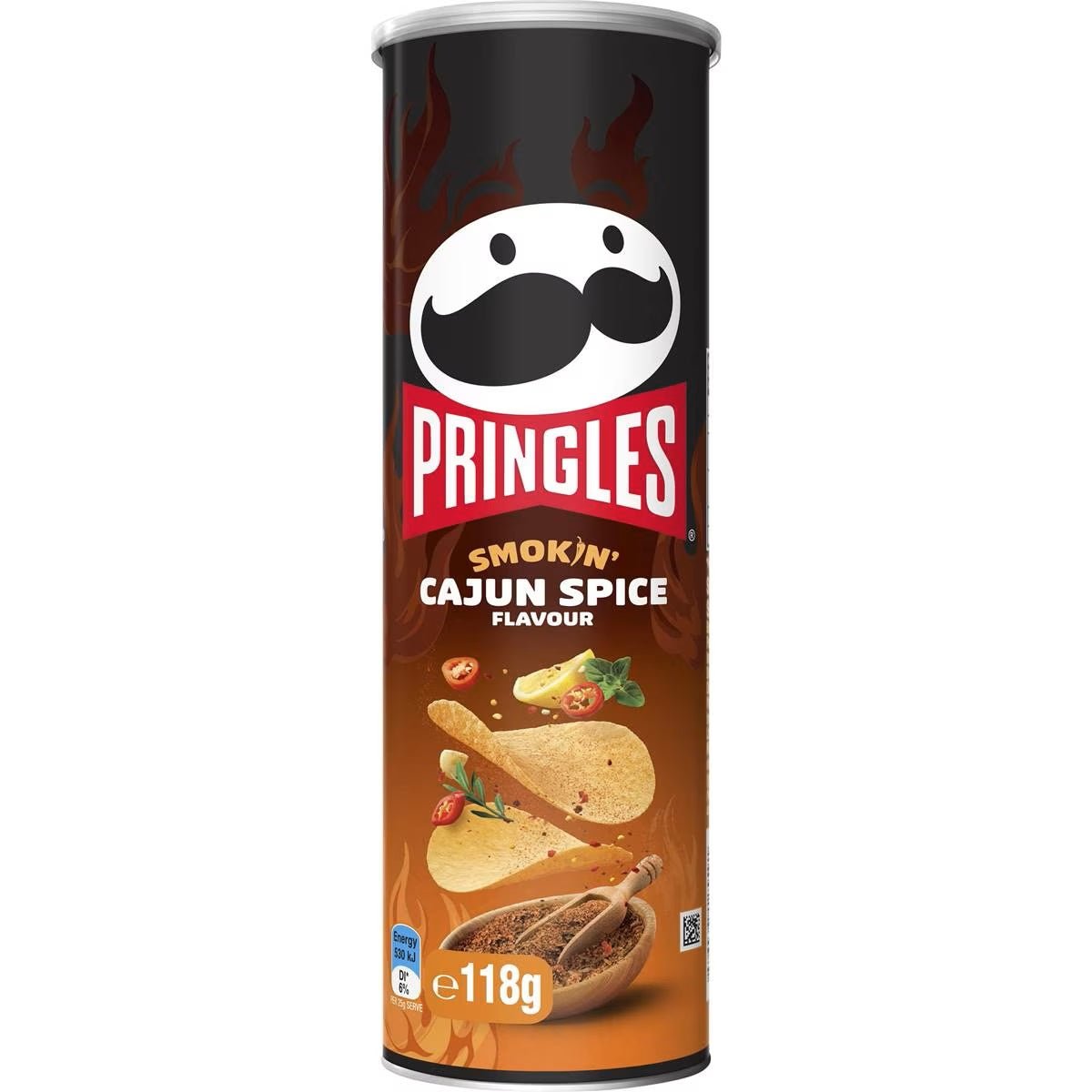 Pringles Smokin' Cajun Spice (Australia) 118g - Candy Mail UK