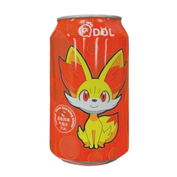 QDOL Pokemon Fennekin Lychee Flavour Soda 330ml - Candy Mail UK