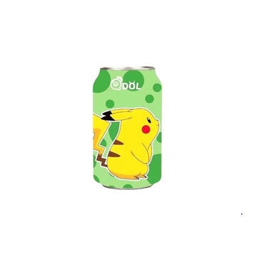 QDOL Pokemon Pikachu Lime Flavour Soda 330ml  BEST BEFORE 27TH AUGUST 2026