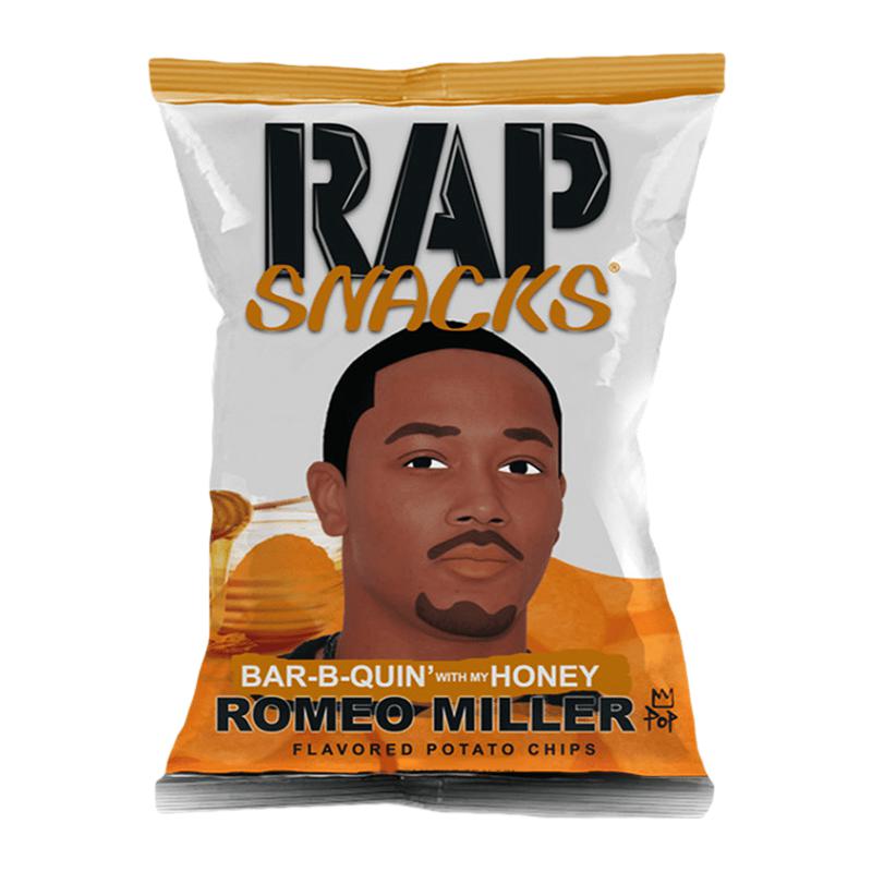 Rap Snacks Bar-B-Quin with my Honey Romeo Miller 28g - Candy Mail UK
