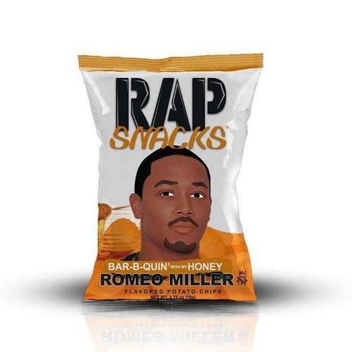 Rap Snacks Bar-B-Quin with my Honey Romeo Miller 78g - Candy Mail UK