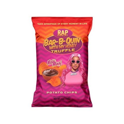 Rap Snacks BBQ Truffle Potato Chips - Nicki Minaj 71g - Candy Mail UK