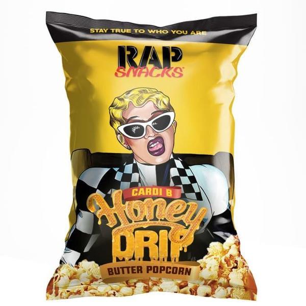 Rap Snacks Cardi-B Honey Drip Butter Popcorn 78g - Candy Mail UK