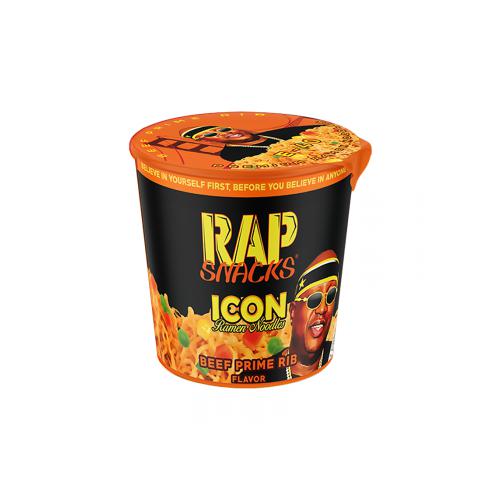 Rap Snacks Icon Ramen Noodles Beef Prime Rib 64g - Candy Mail UK