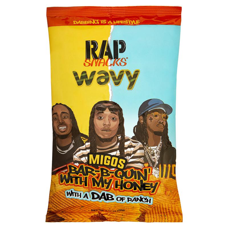 Rap Snacks Migos Wavy BBQ and Ranch 28g - Candy Mail UK