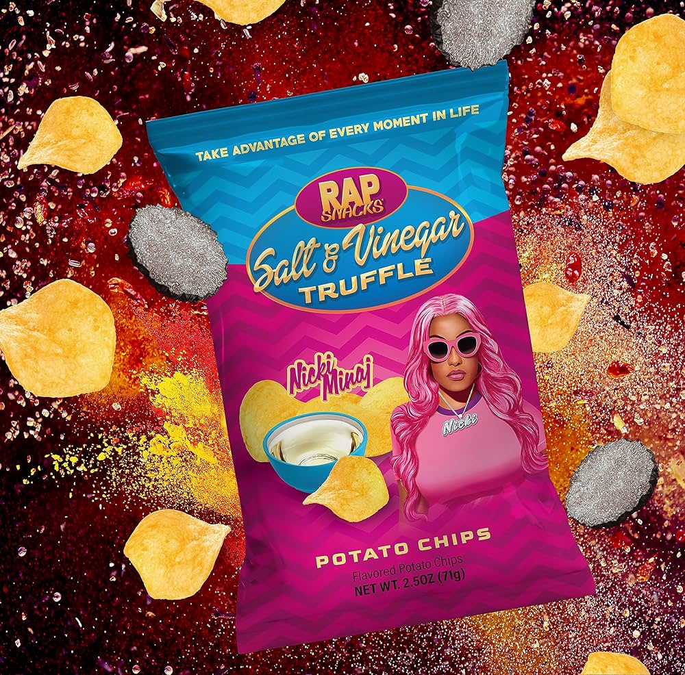 Rap Snacks Nicki Minaj Salt & Vinegar Truffle 71g - Candy Mail UK