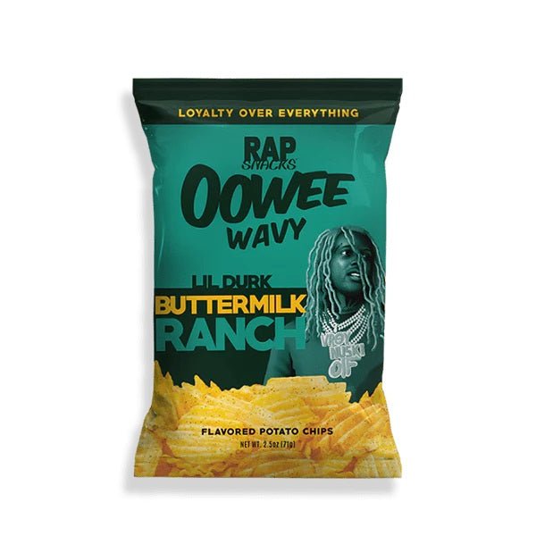 Rap Snacks Oowee Wavy Lil Durk Buttermilk Ranch 71g - Candy Mail UK