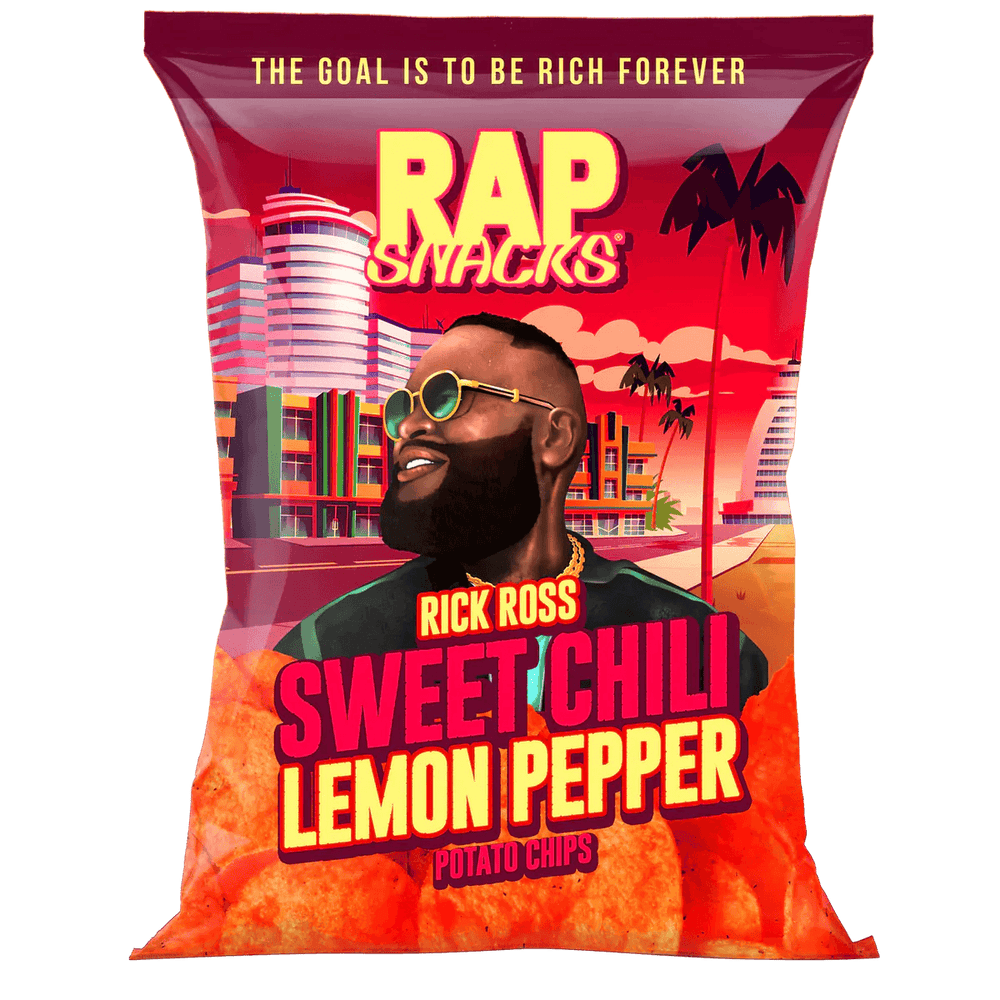 Rap Snacks Rick Ross Sweet Chili Lemon Pepper 28g - Candy Mail UK