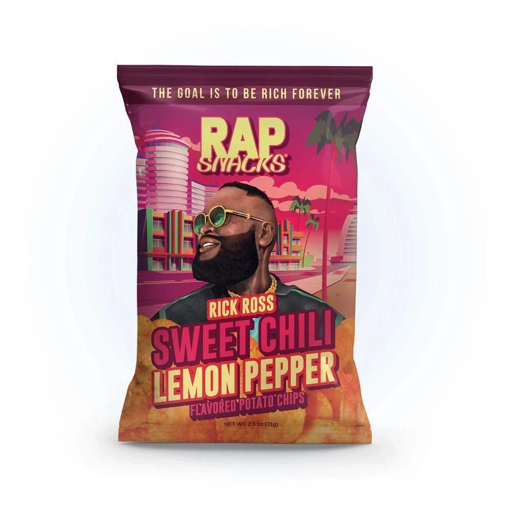 Rap Snacks Rick Ross Sweet Chili Lemon Pepper 71g - Candy Mail UK