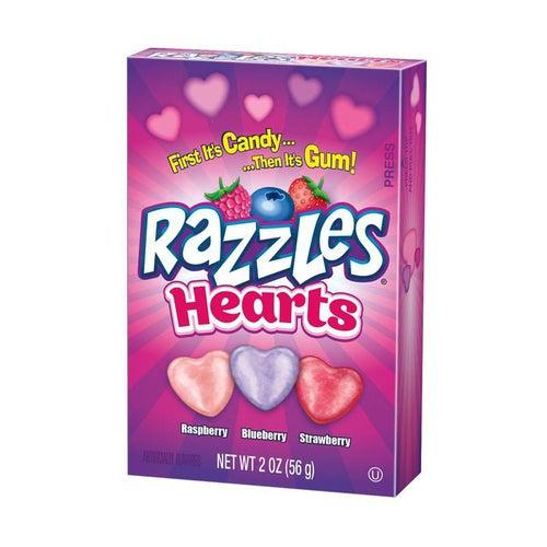 Razzles Hearts 56g - Candy Mail UK