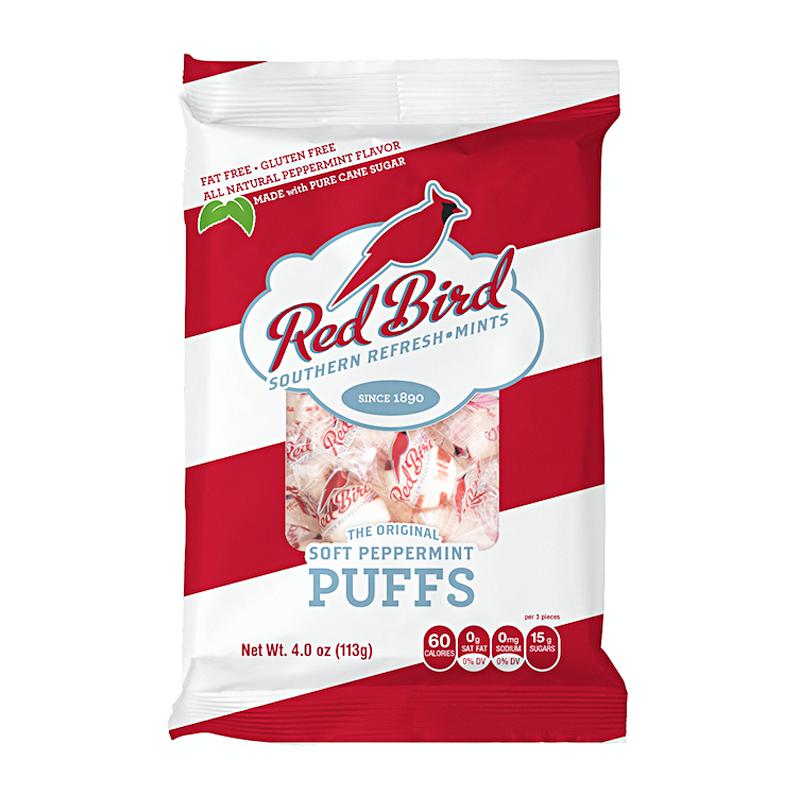Red Bird Peppermint Candy Puffs 113g - Candy Mail UK