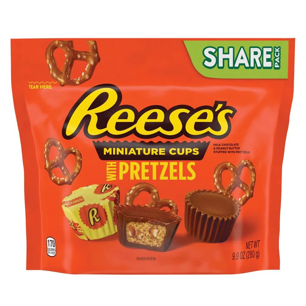 Reese Pretzels Miniature Cups 280g - Candy Mail UK