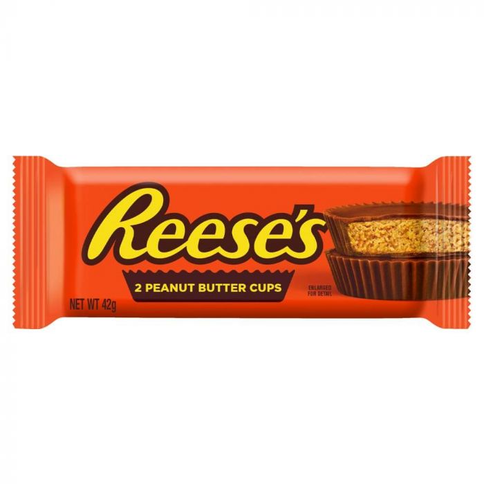 Reese's 2 Peanut Butter Cups 42g - Candy Mail UK