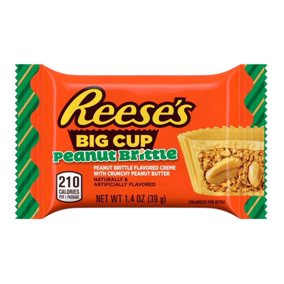 Reese's Big Cup Peanut Brittle 39g - Candy Mail UK