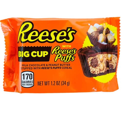 Reese's Big Cup with Reese's Puffs 34g - Candy Mail UK