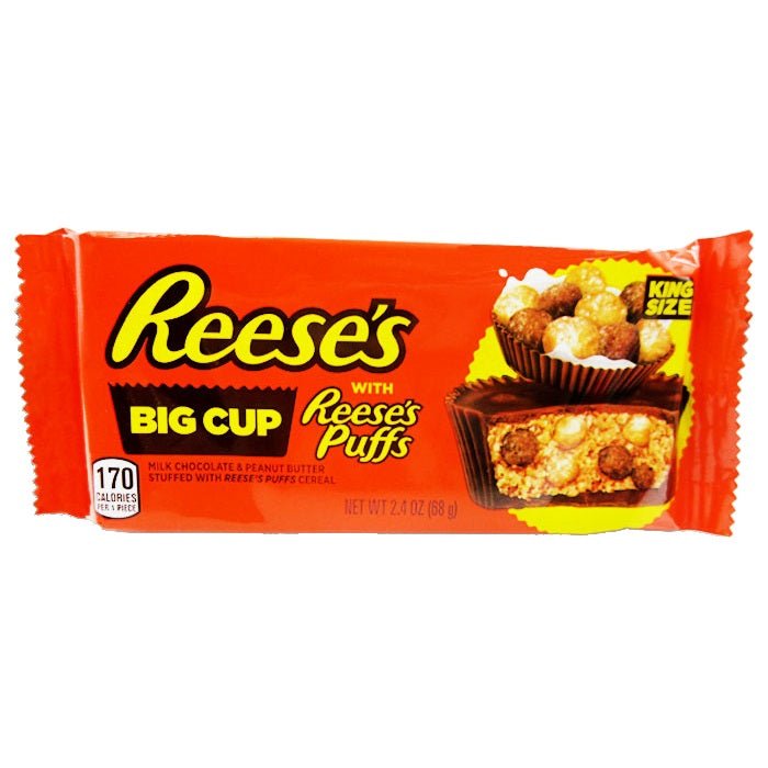 Reese's Big Cup with Reese's Puffs Kingsize 68g - Candy Mail UK