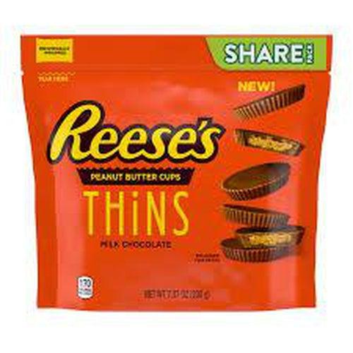 Reese's Milk Chocolate Thins 208g - Candy Mail UK