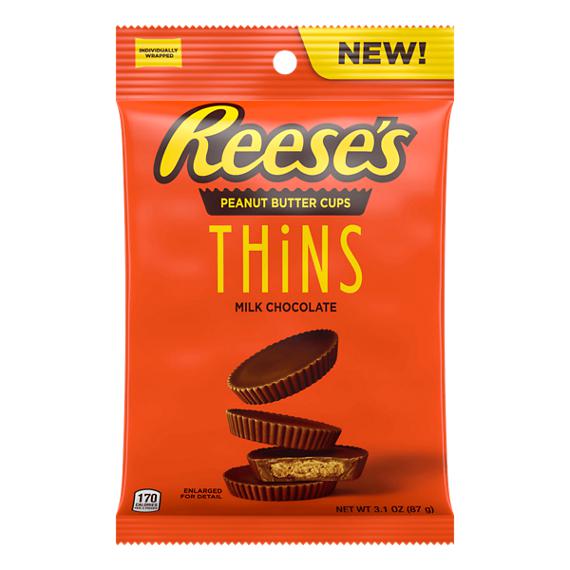 Reese's Milk Chocolate Thins 87g - Candy Mail UK