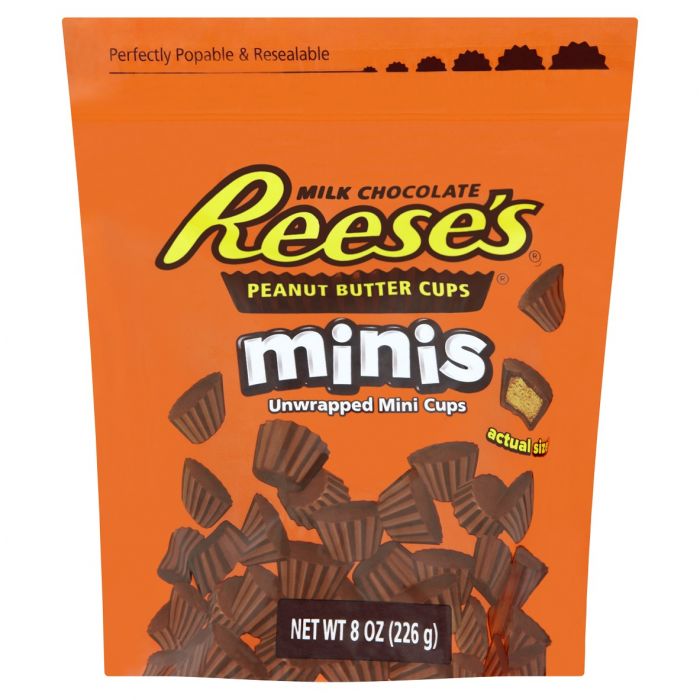 Reese's Mini Peanut Butter Cups Pouch 226g - Candy Mail UK