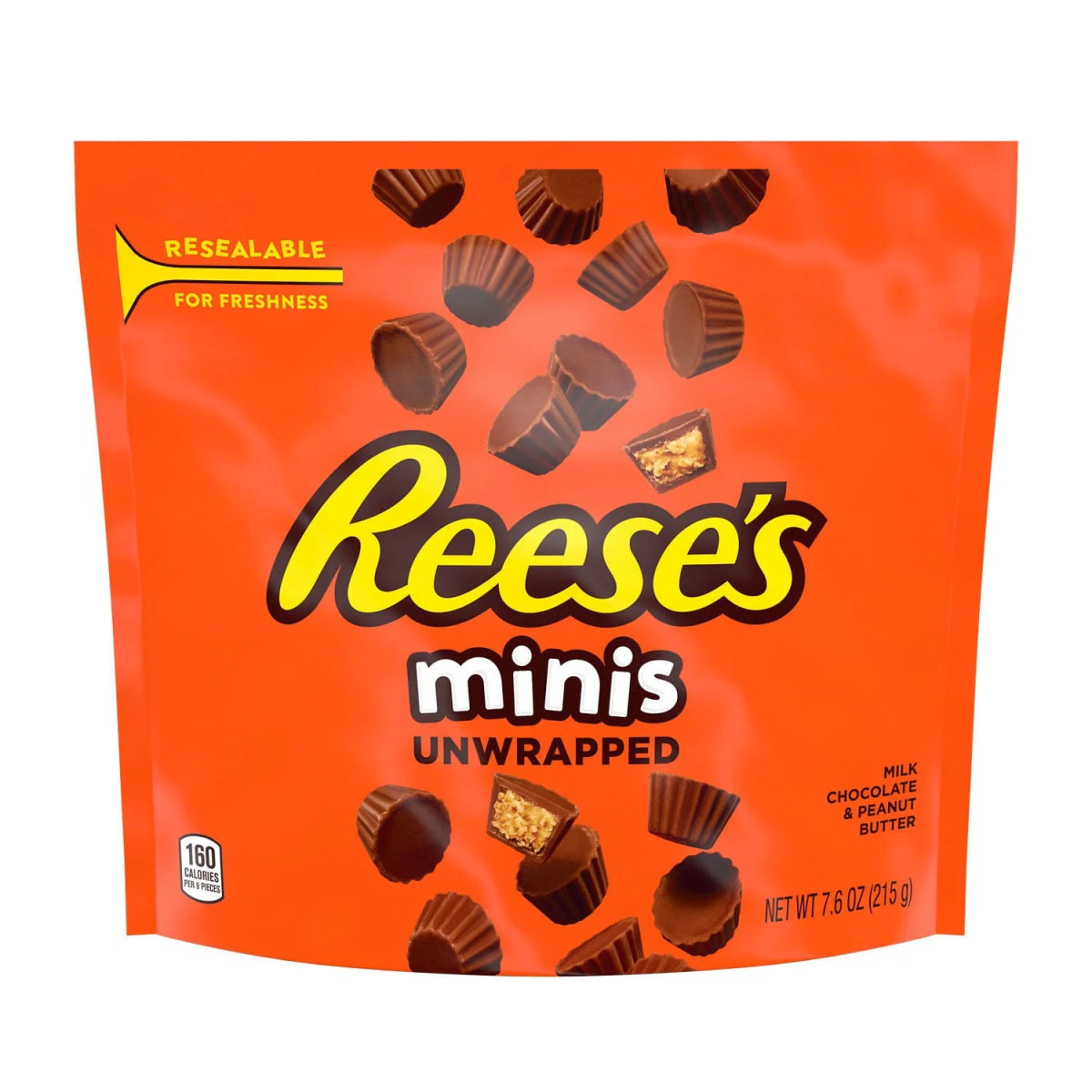 Reese's Peanut Butter Cups Minis Unwrapped 215g - Candy Mail UK