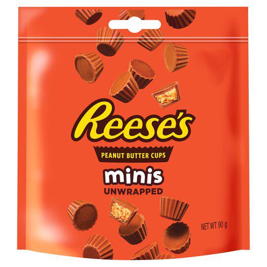 Reese's Peanut Butter Cups Minis Unwrapped 90g - Candy Mail UK