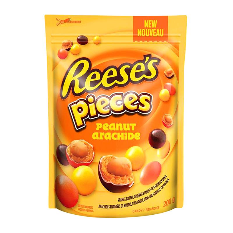 Reese's Pieces with Peanuts Bag (Canada) 200g - Candy Mail UK