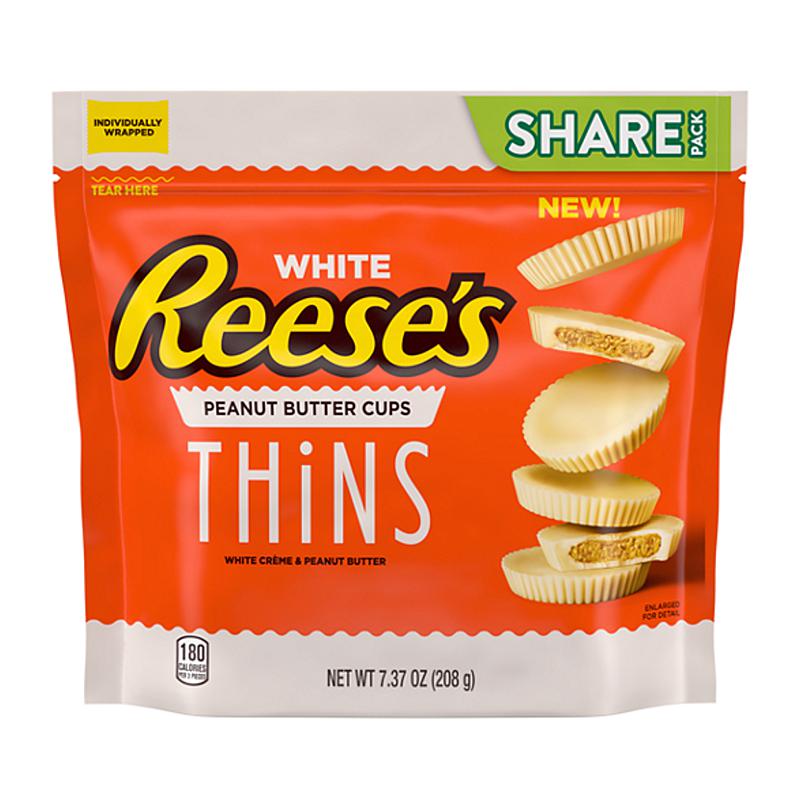 Reese's White Chocolate Thins 208g - Candy Mail UK