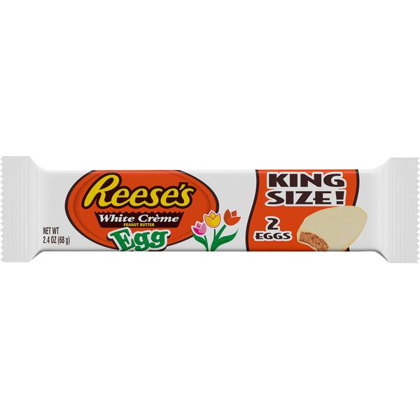 Reese's White Peanut Butter Egg Kingsize 68g - Candy Mail UK