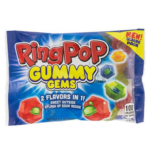 RingPop Gummy Gems 105g - Candy Mail UK