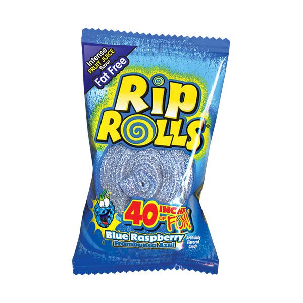 Rip Rolls Blue Raspberry 40g - Candy Mail UK