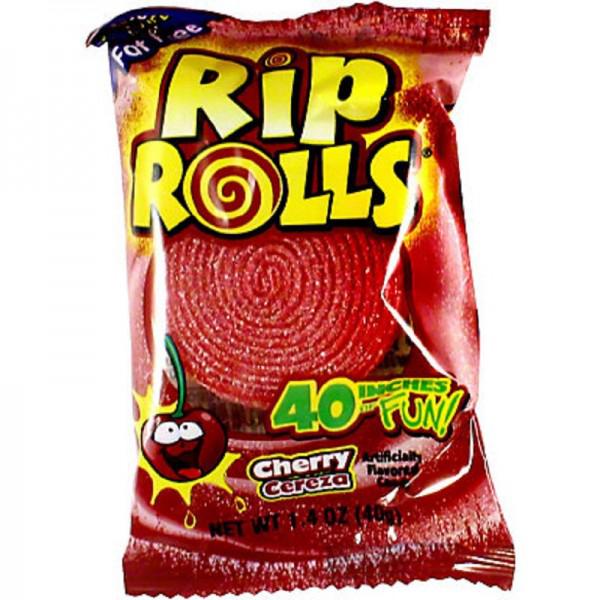Rip Rolls Cherry 40g - Candy Mail UK