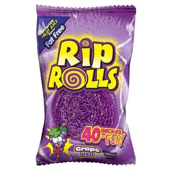 Rip Rolls Grape 40g - Candy Mail UK