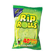 Rip Rolls Green Apple 40g - Candy Mail UK
