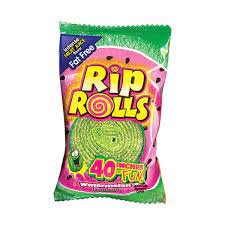 Rip Rolls Watermelon 40g - Candy Mail UK