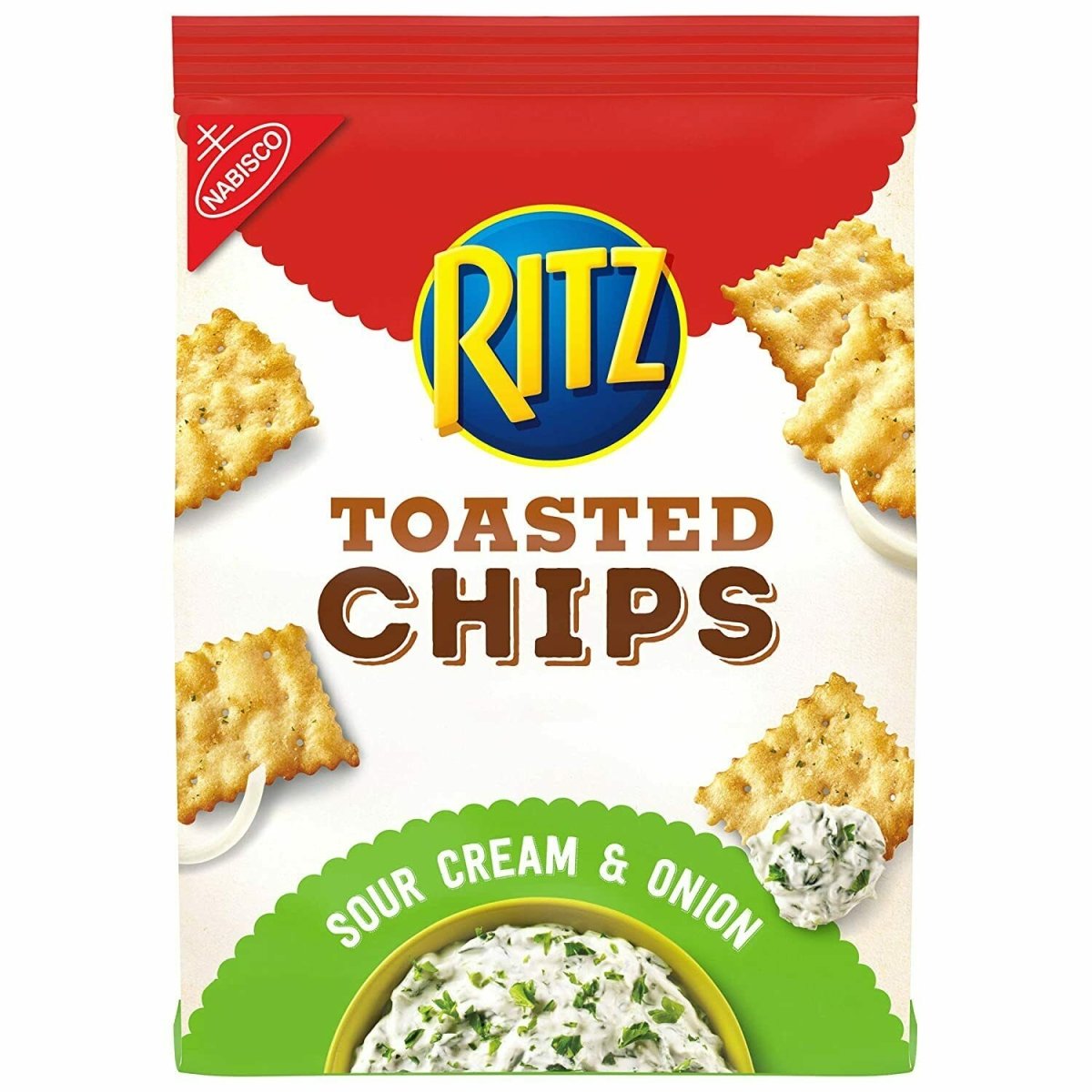 Ritz Toasted Chips Sweet Home Sour Cream and Onion 49g - Candy Mail UK